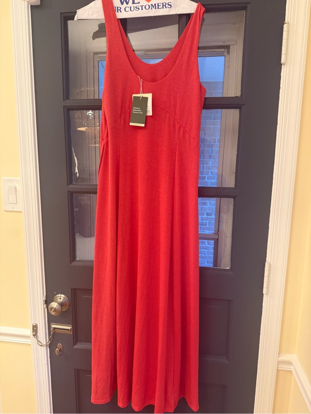 HALARA Red Sleeveless Maxi Dress Small 4/6